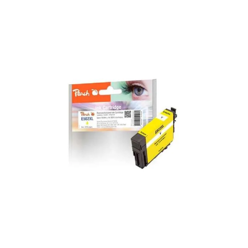 PEACH kompatibilní cartridge Epson T02W4, No 502XL žlutá, 8ml (320875)