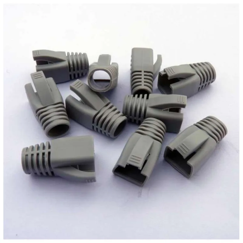 DATACOM krytka pro RJ45 (CAT6A,CAT7) šedý (10ks) (4392)