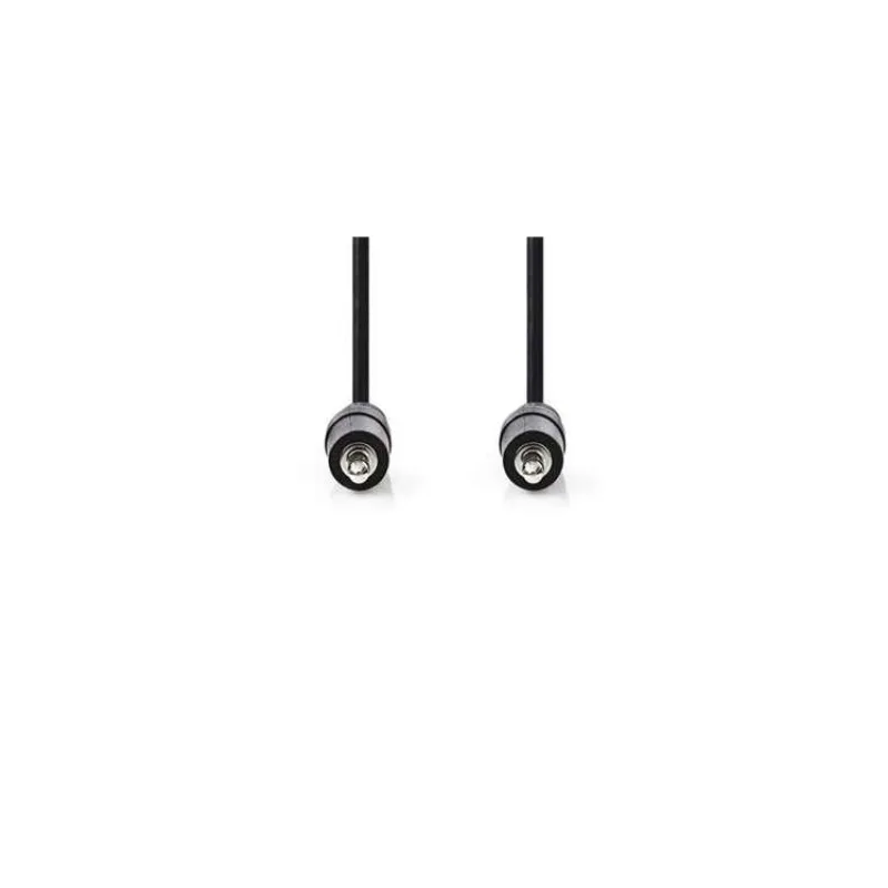 Nedis CAGB22000BK10 - Stereofonní Audio Kabel | 3,5mm Zástrčka - 3,5mm Zástrčka | 1 m | Černá barva (CAGB22000BK10)