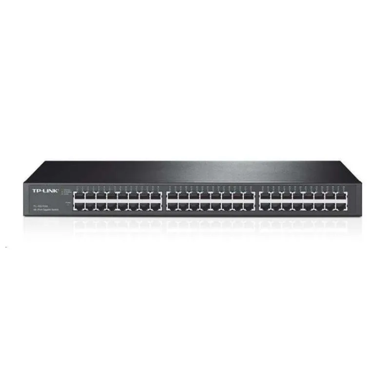 48-Port Gigabit Switch PORT: 48× Gigabit RJ45 Ports SPEC: 1U 19-inch Rack-mountable Steel Case FEATURE: Plug and Play (TL-SG1048)