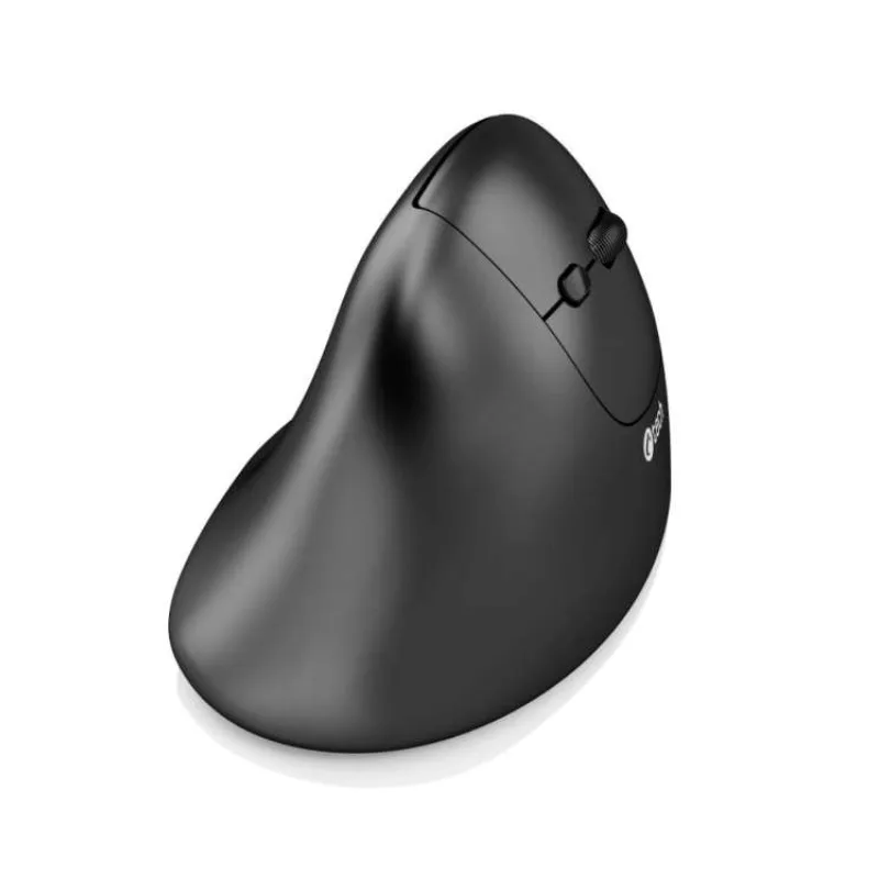 C-TECH myš VEM-12, vertikální, Dual mode, bezdrátová, BT5.0 + 2,4GHz, 3200DPI, černá (VEM-12)