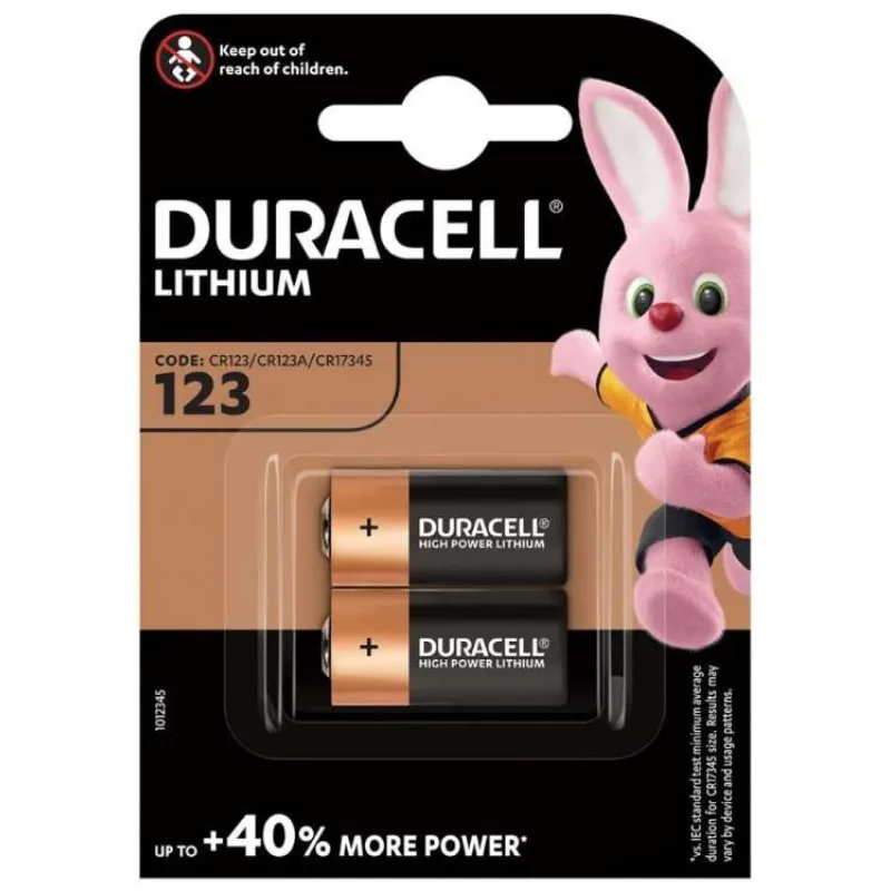 Duracell Ultra lithiová baterie CR123A 2 ks (42452)