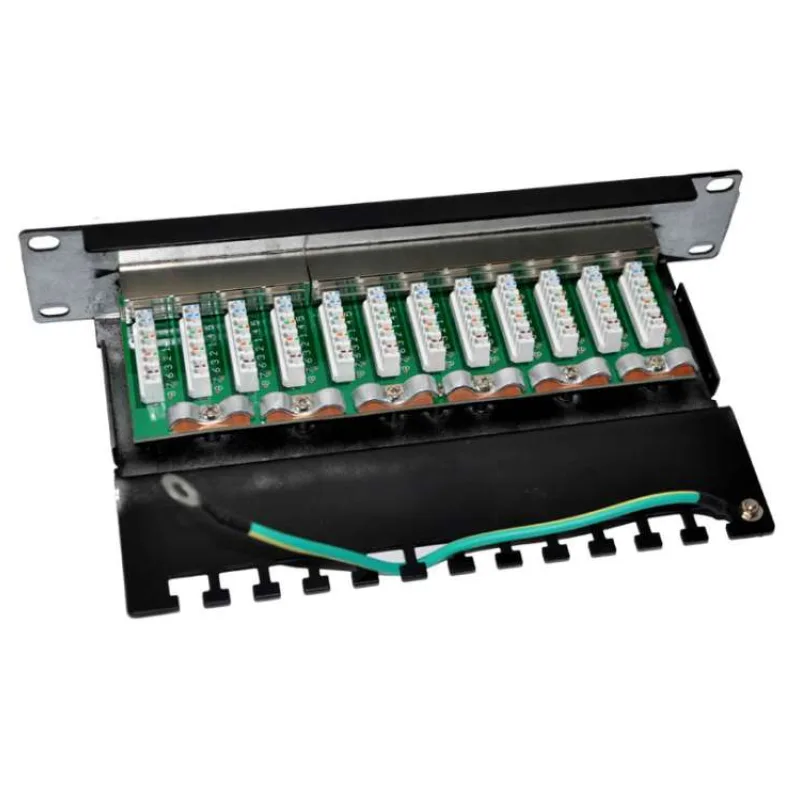Patch panel 10“ STP Cat5e 12 portů ()