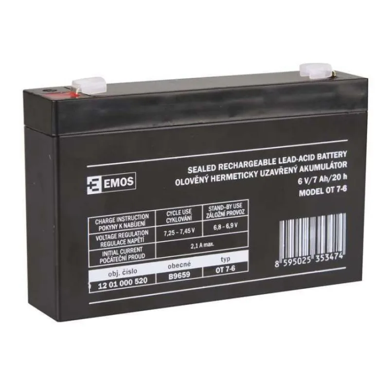 AKUMULÁTOR SLA 6V/7Ah FA-4,7mm (1201000520)
