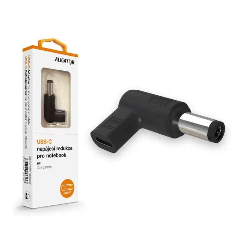 Aligator USB-C napájacia redukcia 7,4 x 5,0 mm pre notebooky HP (CONT007)