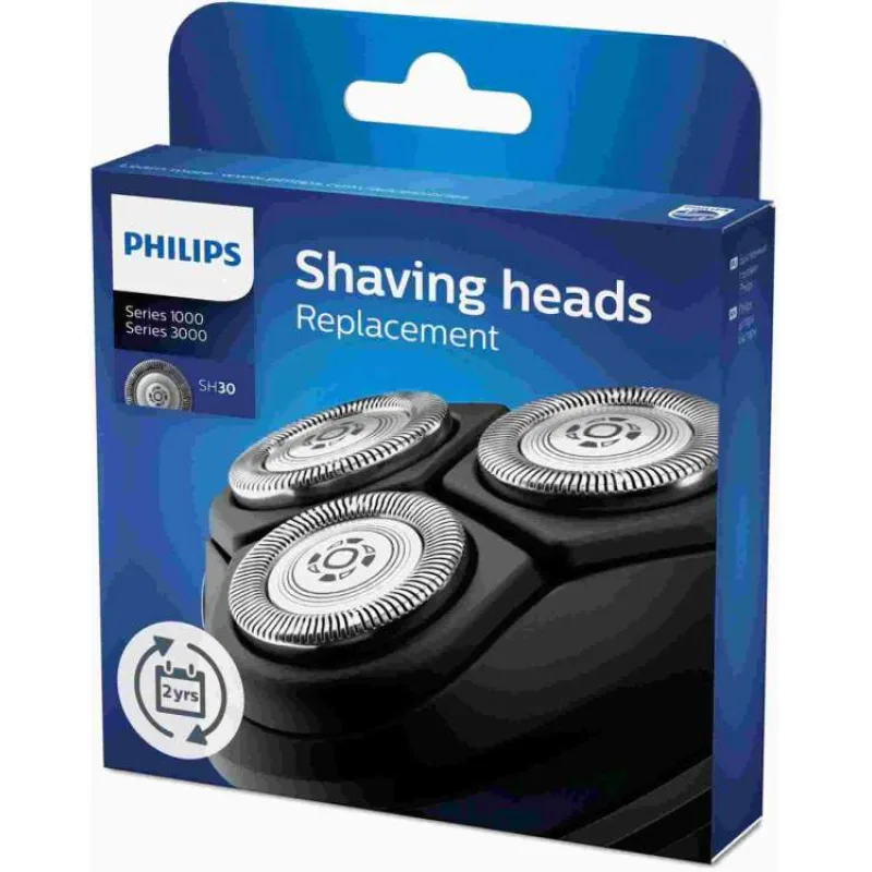 Philips SH50/50 náhradní holicí hlavy, trvanlivost 9 milionů oholených chloupků, 3 kusy v balení (SH50/50)