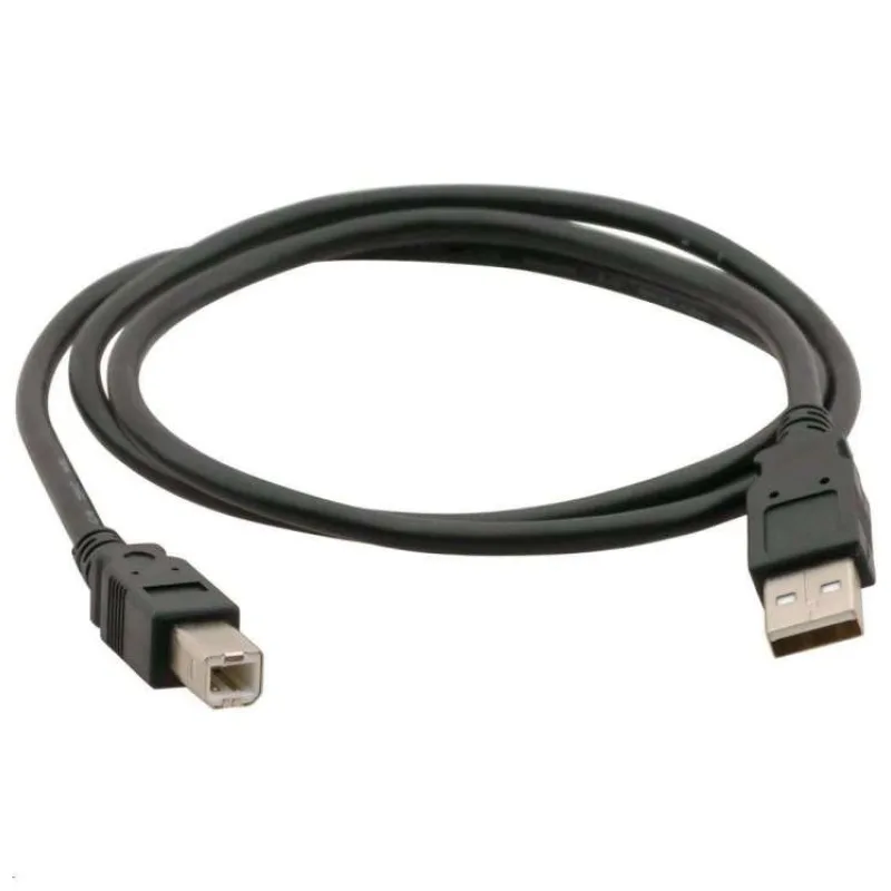 C-TECH USB A-B 3m 2.0, čierny (CB-USB2AB-3-B)
