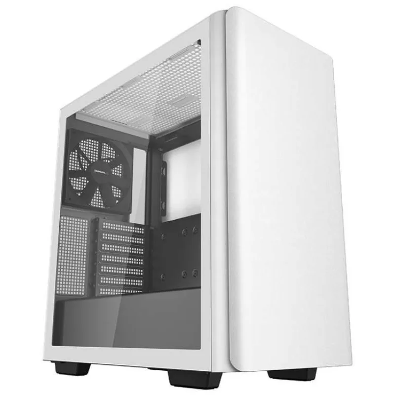 DEEPCOOL skříň CK500 ATX / 2x140 mm fan / 2xUSB 3.0 / USB-C bílá (R-CK500-WHNNE2-G-1)