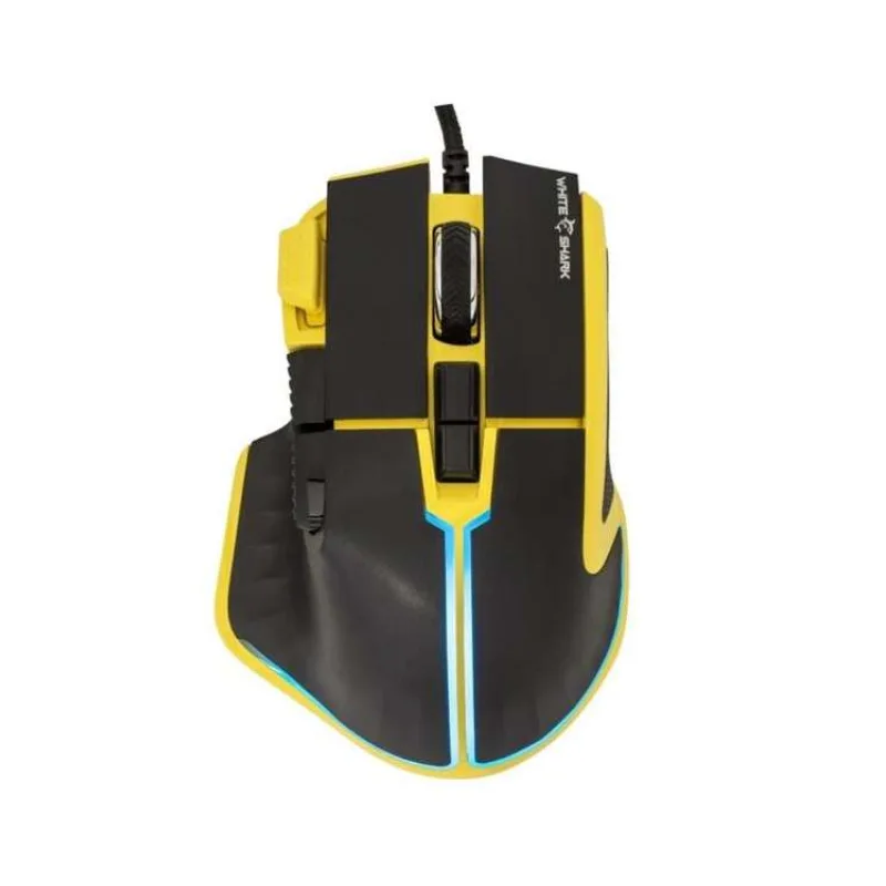 White Shark Gaming mouse MARROK, 12000 dpi, yellow (MARROK-Y)