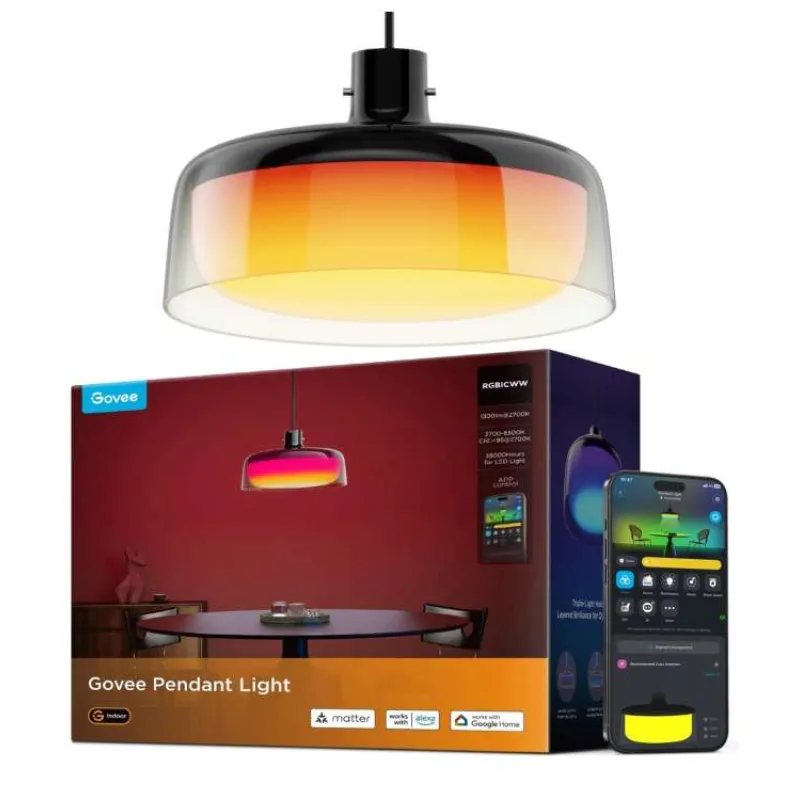 Govee Pendant Light RGBICWW závěsná lampa Matter (H60C13F1)