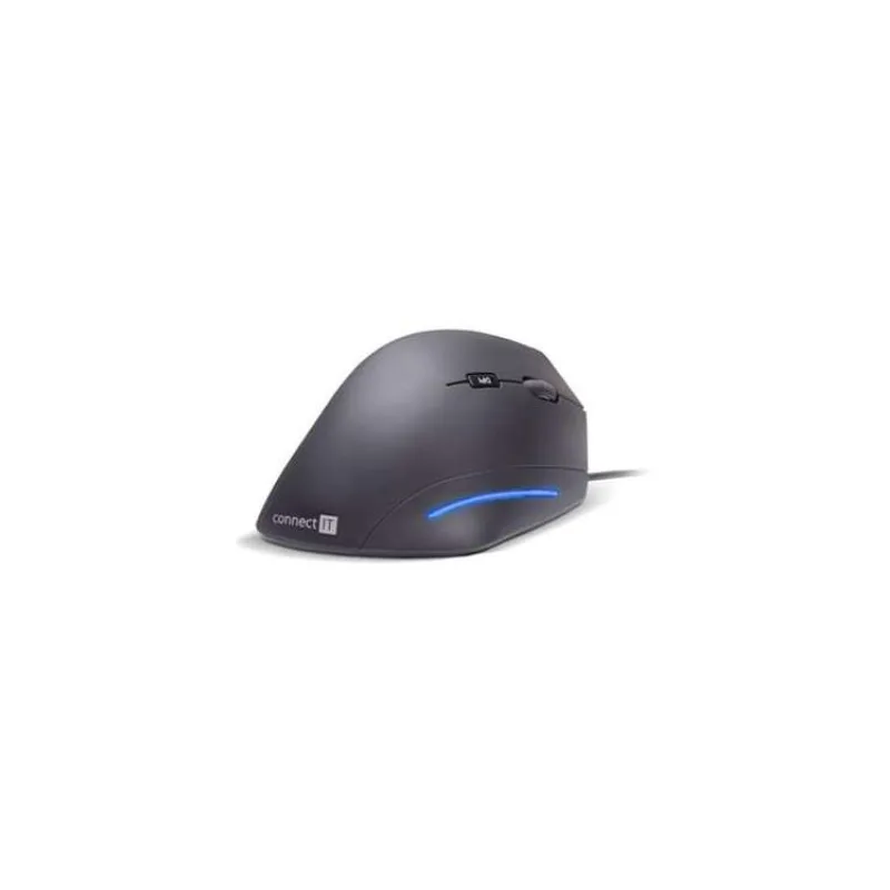 CONNECT IT FOR HEALTH ergonomická vertikální myš, USB, drátová (CMO-2500-BK)