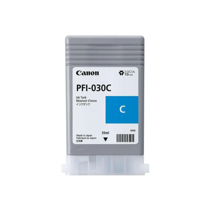 kazeta CANON PFI-030C cyan iPF TA-20/TA-30, TM-240/340 (55 ml) (3490C001)