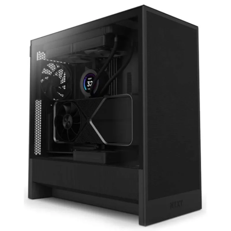 NZXT case H5 Flow, ATX, Compact Mid Tower, black (CC-H52FB-01)