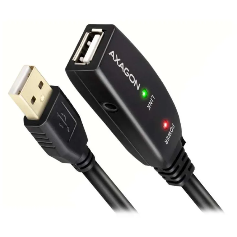 AXAGON aktivní prodlužka/repeater USB2.0 / ADR-205 / 5m (ADR-205)