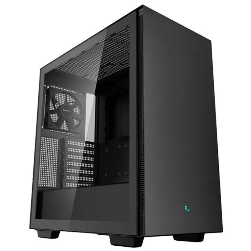 DEEPCOOL skříň CH510 / E-ATX / 120 mm fan / 2xUSB 3.0 / tvrzené sklo / černá (R-CH510-BKNNE1-G-1)
