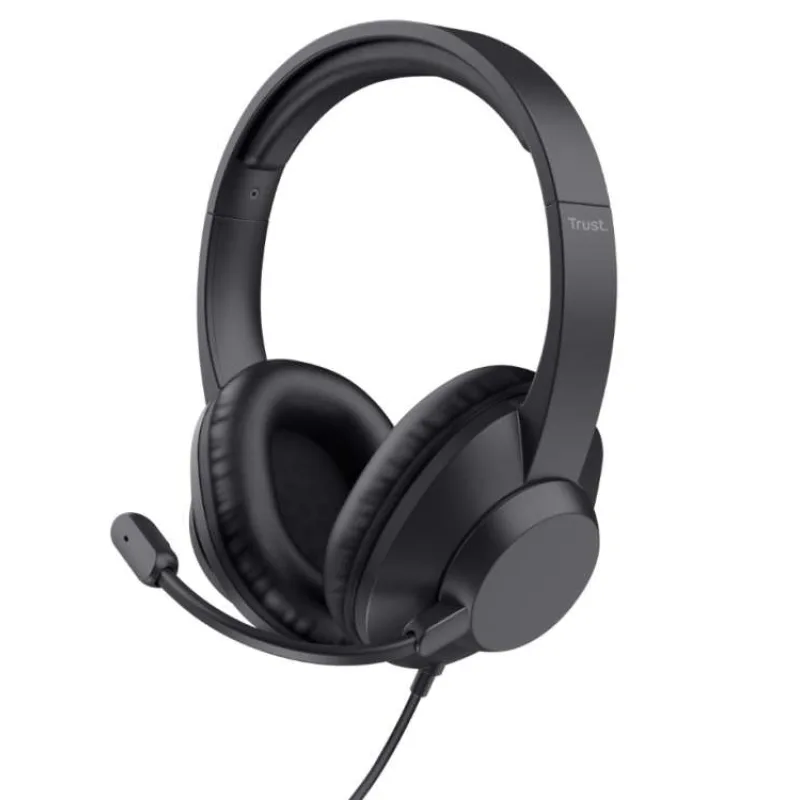 TRUST sluchátka AYDA Max, 3.5mm Jack, černá (25460)