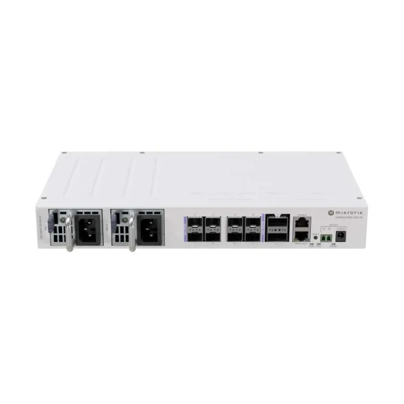 Mikrotik Cloud Switch CRS510-8XS-2XQ-IN, 650 MHz CPU, 128 MB RAM, 1x LAN, 2x QSFP28, 8x SFP28, 2x PSU, L5 (CRS510-8XS-2XQ-IN)