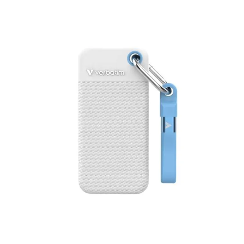 VERBATIM externí SSD 1TB Pocket SSD, USB-C, Bílá (32320)