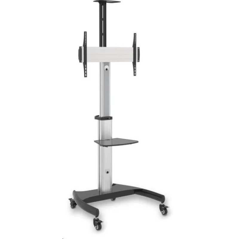 CONNECT IT Wheelie II pojízdný stojan & držák na jednu obrazovku 37" - 75", záruka 30 let, STŘÍBRNÝ (CMH-9300-SL)