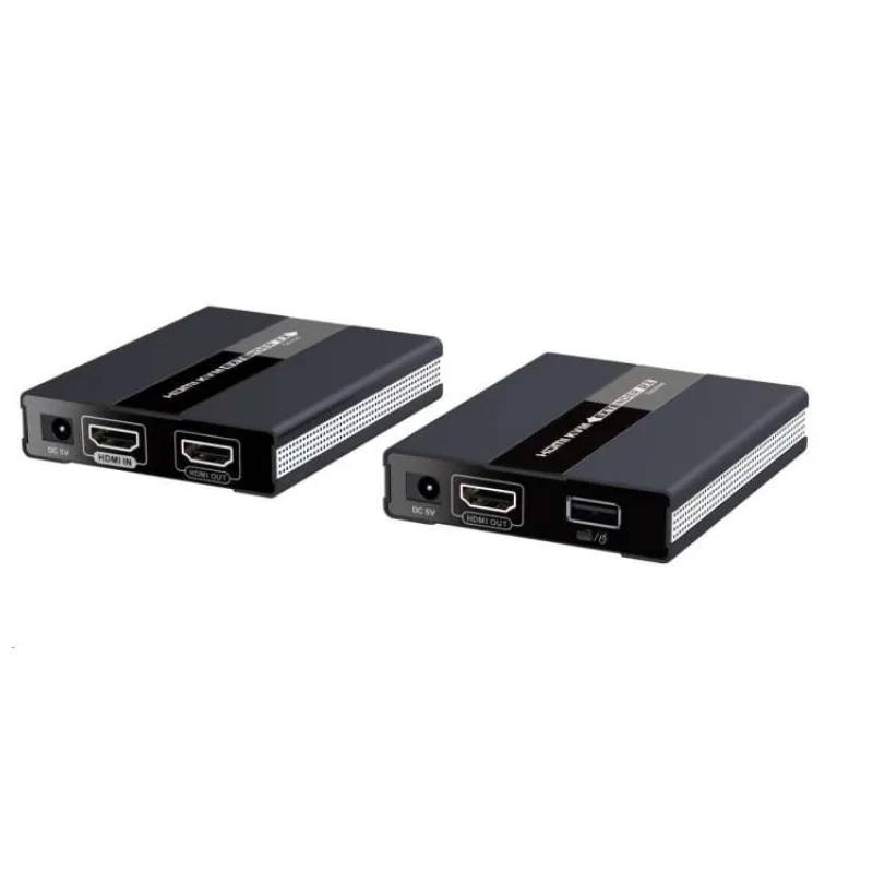 PremiumCord HDMI KVM extender s USB na 60m cez jeden kábel Cat5/6, bez oneskorenia (khext60-4)
