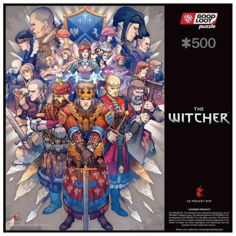 GLO GAMING PUZZLE: THE WITCHER NORTHERN REALMS (5908305246756)