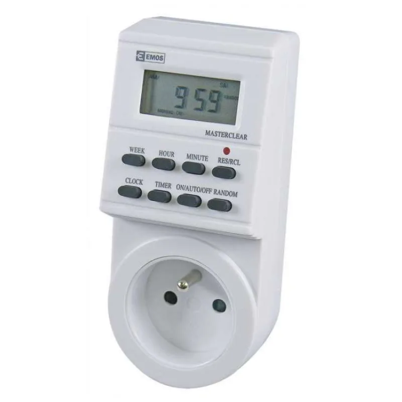 Digitálna spínacia zásuvka 3680W - denná (P5501) (1907110010)