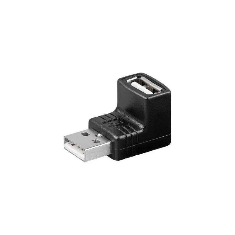 PremiumCord USB redukce A-A, Male/Female 90° (kur-17)