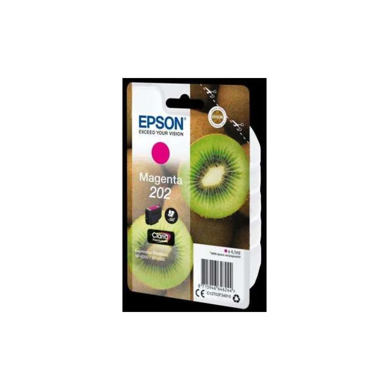 EPSON ink Magenta 202 Premium - singlepack, 4,1 ml, 300s, štandard (C13T02F34010)