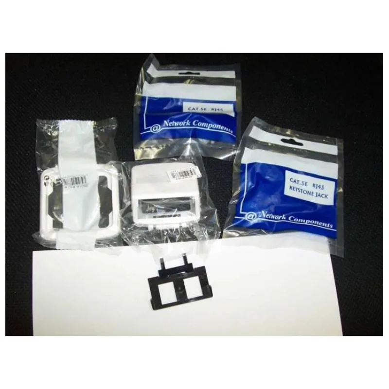 Dvojzásuvka ABB TANGO 2xRJ45 Cat5e UTP biela (2420)