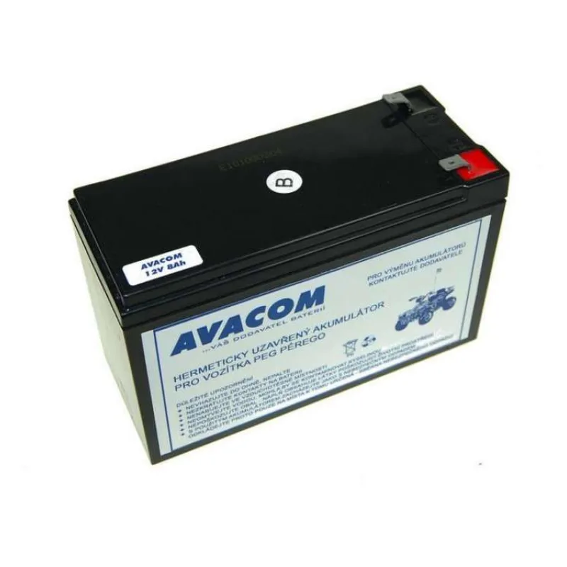 AVACOM náhradná batéria 12V 9Ah F2 typu HR do vozidla Peg Pérego (PBPP-12V009-F2W)