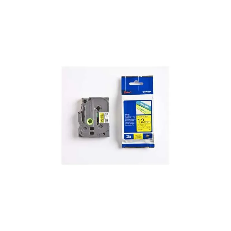 BROTHER TZE631S - 12 mm široká laminovaná kazeta TZ TZE-631S, žlté/čierne písmo (TZE631S)