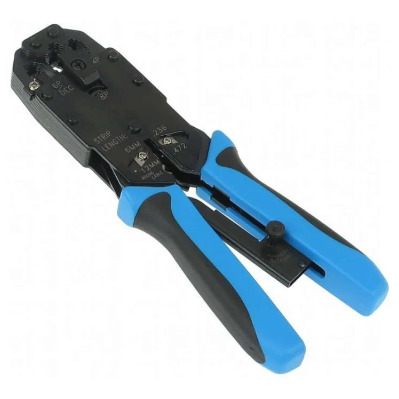 Solarix Krimpovací kleště - konektory 4p4c, 6p6c, 8p8c, DEC HT-2008AR (40020081)