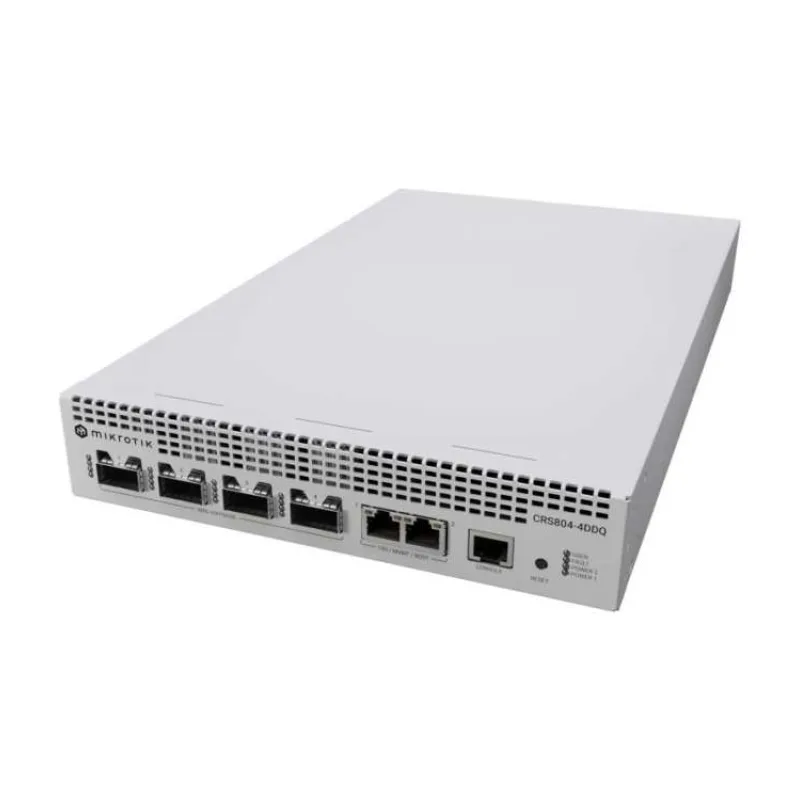 MikroTik CRS804-4DDQ-hRM 400GB Cloud Router Switch CRS804 DDQ (CRS804-4DDQ-hRM)