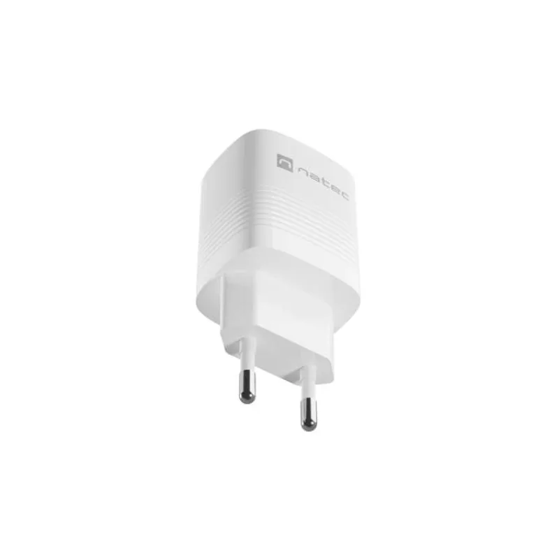 Universální USB nabíječka Natec RIBERA GaN 30W, 1X USB-A, 1X USB-C, černá (NUC-2140)