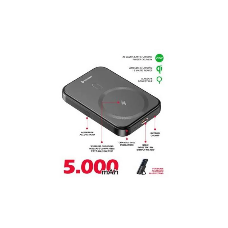 Swissten power bank pd 20w 5000 mah (kompatibilní s magsafe) (22013975)