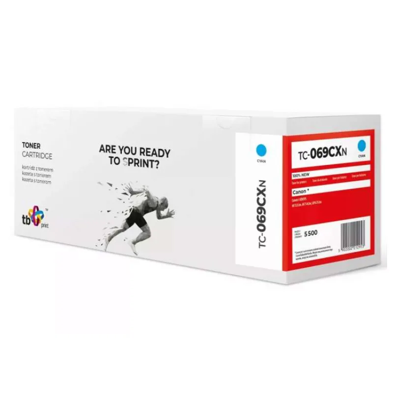 Toner TB komp. s Canon MF752 CRG069H CY (TC-069CXN)