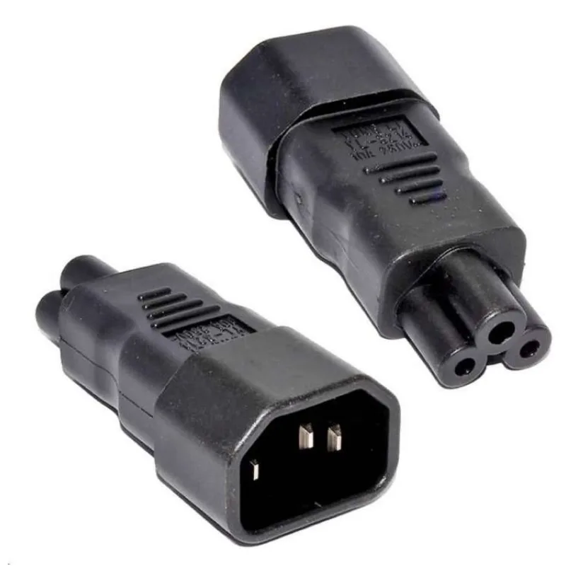 PremiumCord Adaptér IEC C14 na IEC C5 "trojlístek" napětí 230V, 2.5A (kpsr-01)