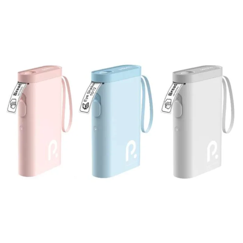 PEACH PE110 - tiskárna samolepících štítků, nabíjecí, modrá (PE110-bl)