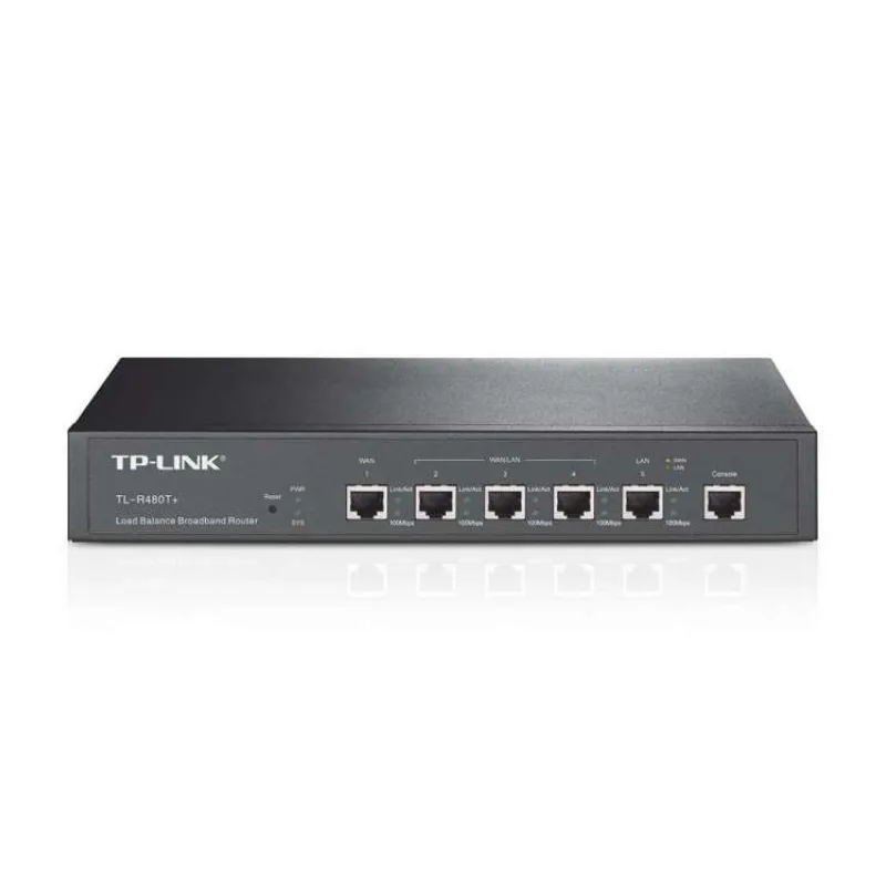 TP-Link TL-R480T+ SMB Router, 1xLAN, 1xWAN, 3x LAN/WAN (TL-R480T+)