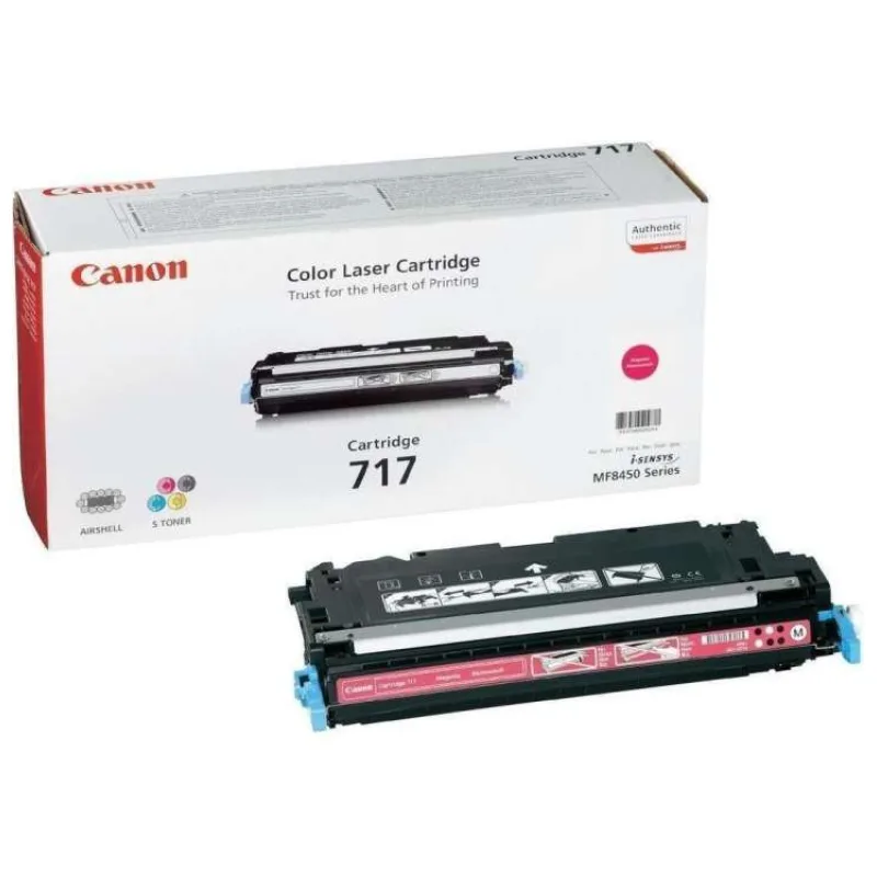 Canon originální toner CRG-717M/ LBP-53x0/ MF-8450/ 4000 stran/ purpurový (2576B002)