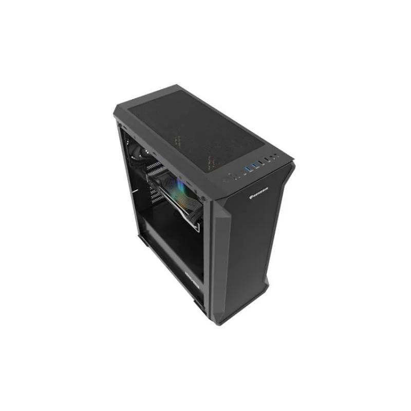 Počítačová skříň Genesis IRID 505F, černá, MIDI TOWER, 5x120mm ventilátory (NPC-1997)