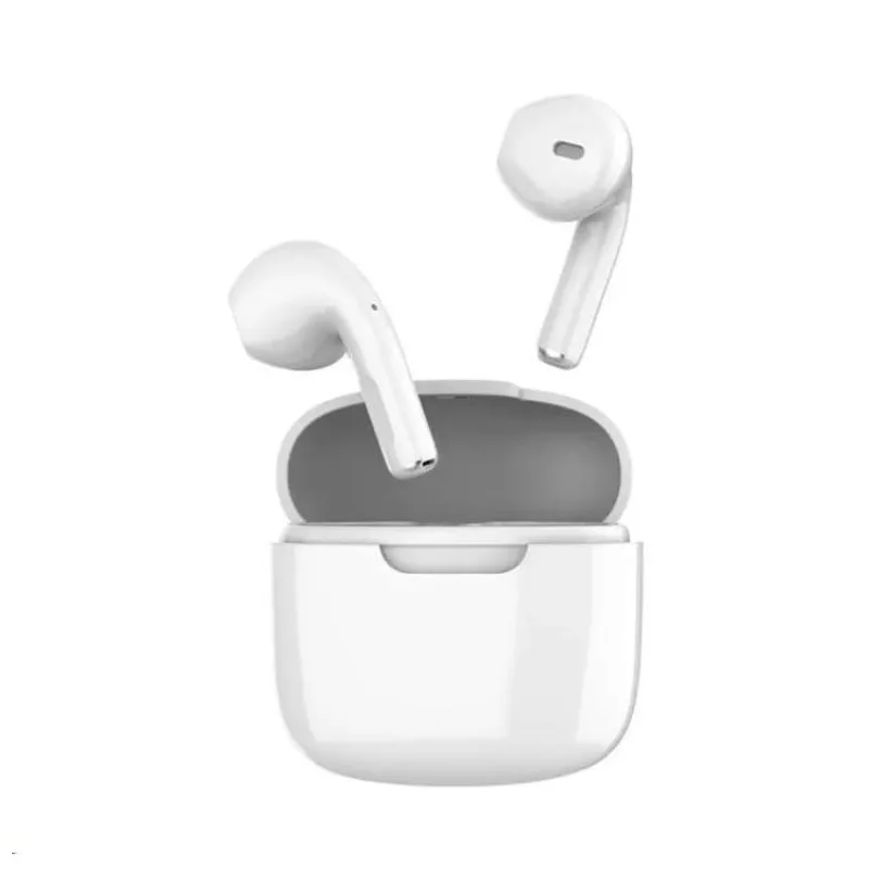 Orava bezdrátová sluchátka s mikrofonem, USB-C, dotykové ovládání, do uší, IPX3, bílá (Livebass Mini W)