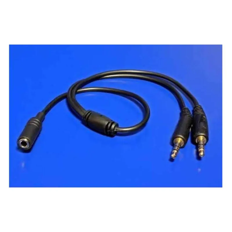 Redukce audio 4 pólový jack3,5F - 2x jack3,5M (11.92.4425)