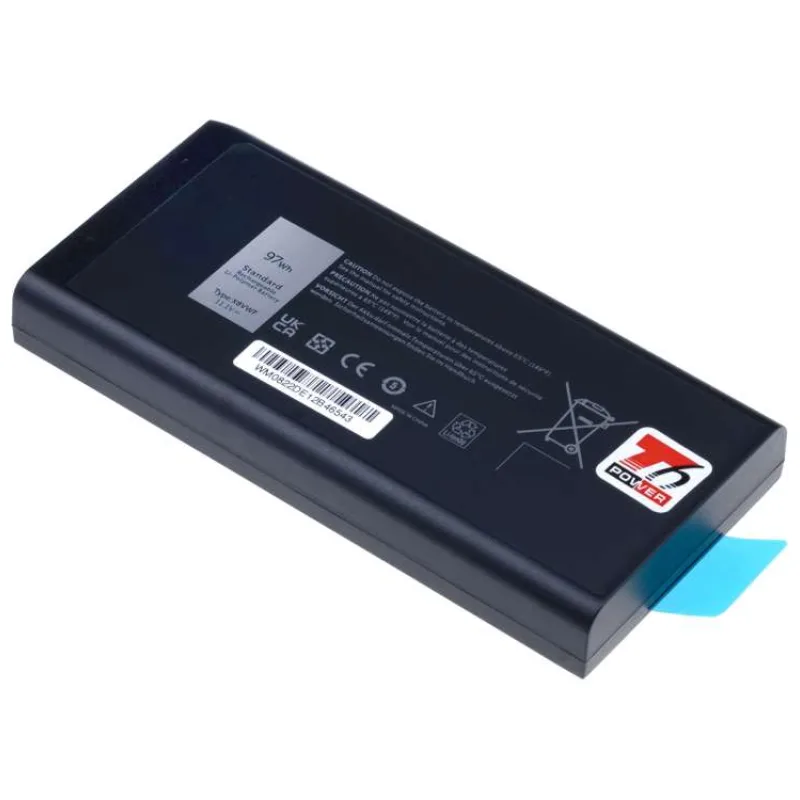 Batéria T6 Power Dell Latitude 14 5404, 5414, 14 7404, 7414 Rugged, 8700mAh, 97Wh, 9cell, Li-ion (NBDE0218)
