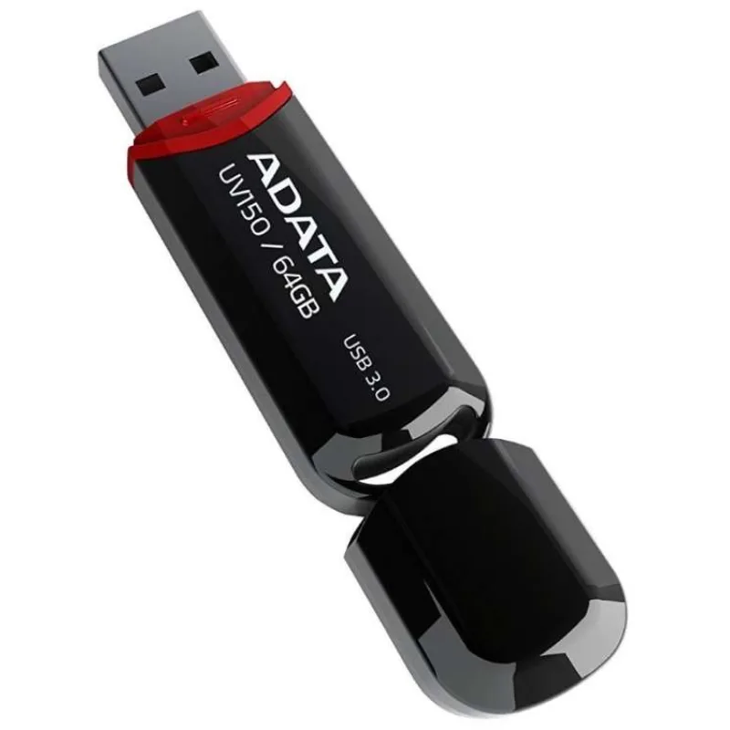 ADATA UV150/64GB/USB 3.2/USB-A/Čierna (AUV150-64G-RBK)