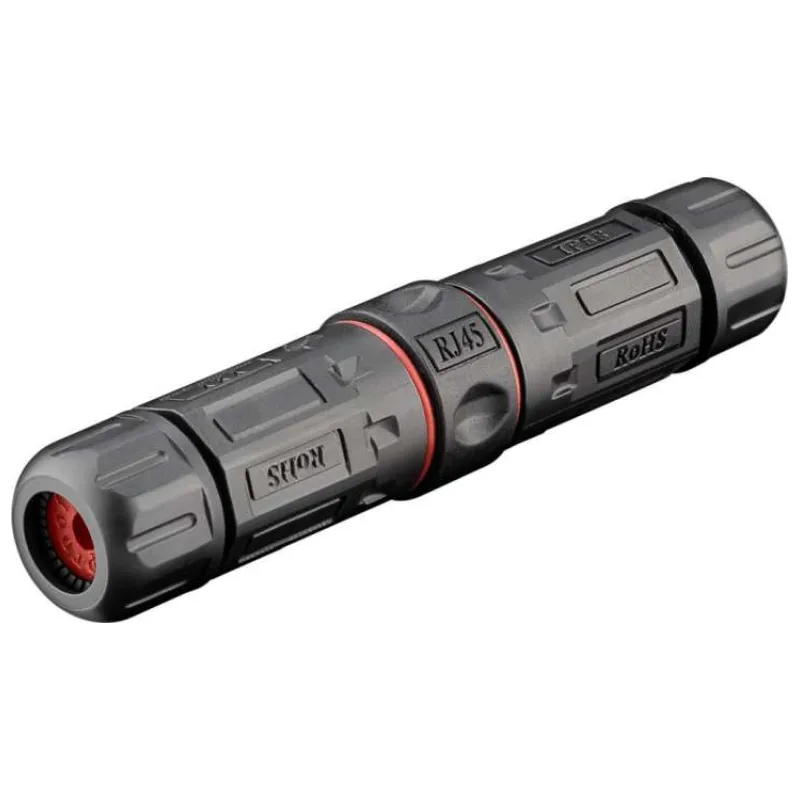 PromiumCord Vodotesný prepojovací box 2x RJ45 female (8P8C) pre káble Cat.6, tienený (srjbox-05)