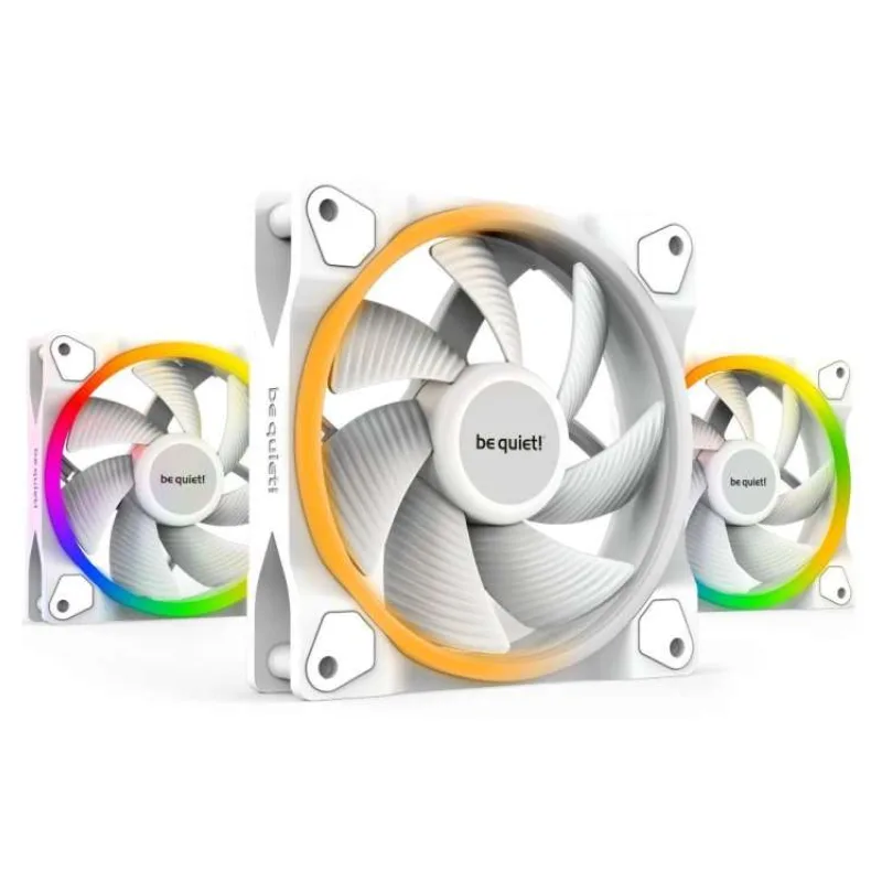 Be quiet! / ventilátor Light Wings White / 120mm / PWM / 3-pack / bílý (BL100)