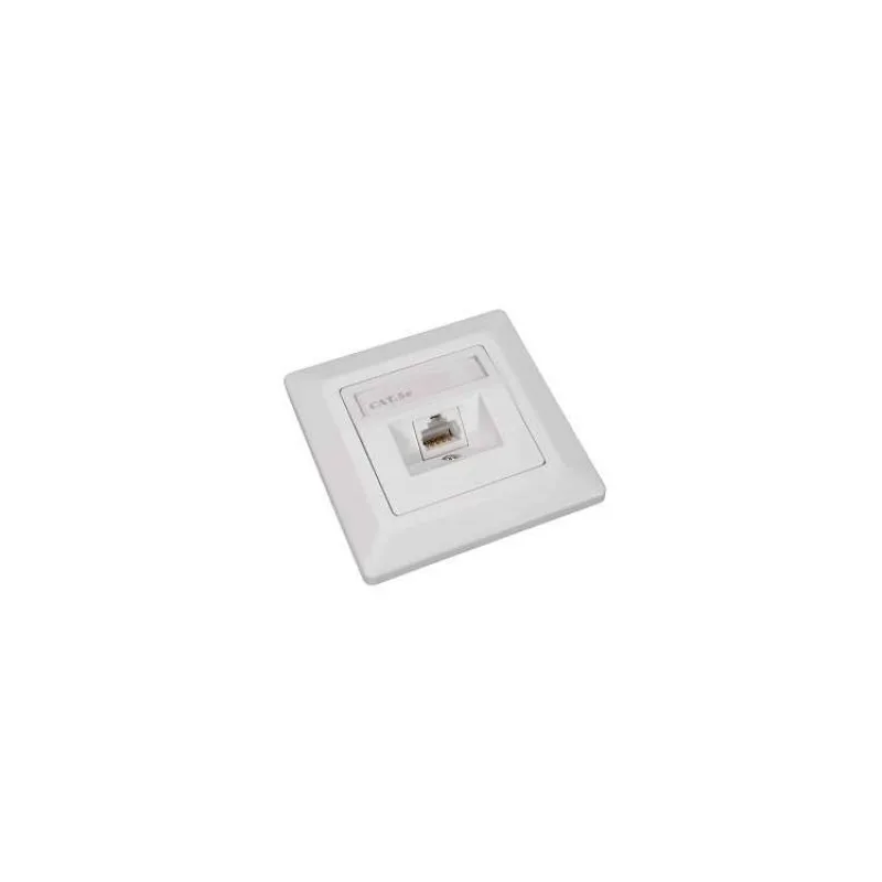 Solarix Eth.Zás. CAT5E UTP 1 x RJ45 pod omítku bílá SX9-1-5E-UTP-WH (23100095)