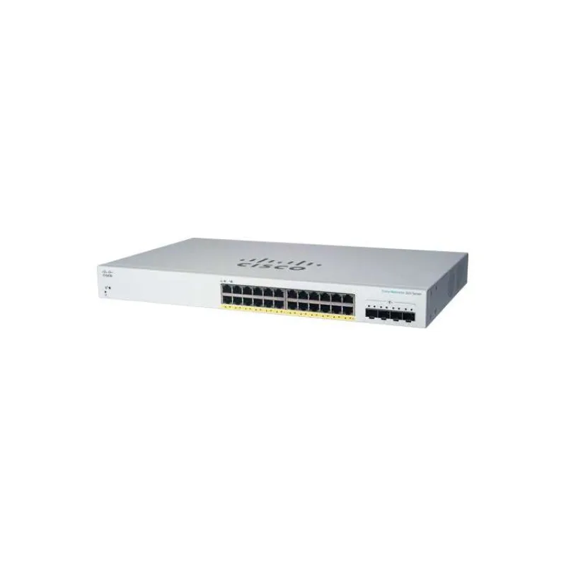 Cisco switch CBS220-24FP-4X (24xGbE,4xSFP+,24xPoE+,382W) - REFRESH (CBS220-24FP-4X-EU-RF)