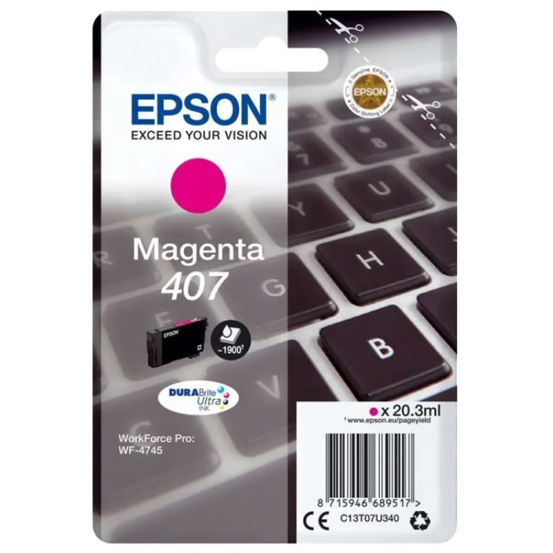 EPSON cartridge T07U3 magenta (klávesnice) (C13T07U340)